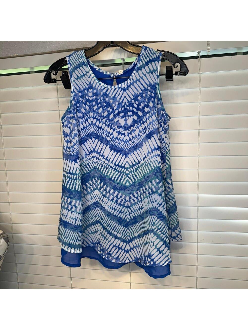 Japna blue tank top
